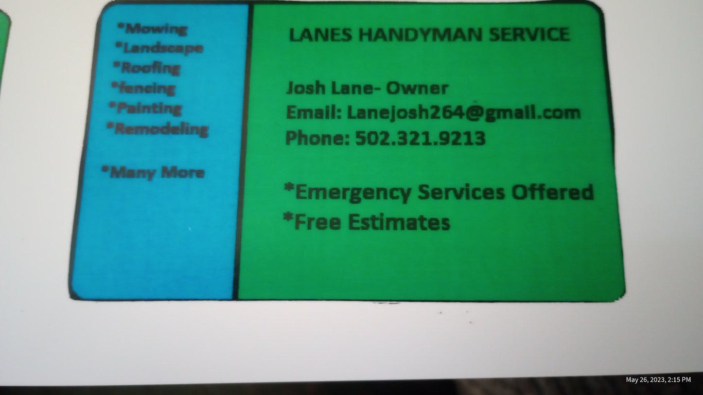 Lanes handyman service